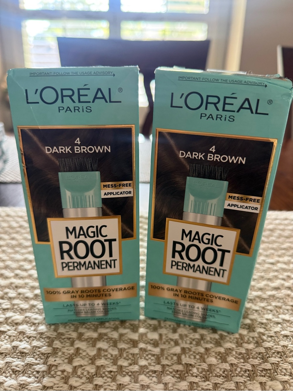 Magic Root Permanent Hair Touch-Up - Dark Brown (set of 2)
